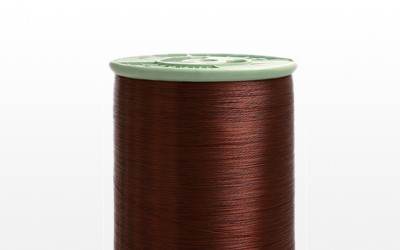 Enameled aluminum round wire